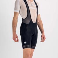 SPORTFUL Cyklistické kalhoty krátké s laclem - NEO - černá S