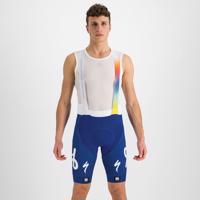 SPORTFUL Cyklistické kalhoty krátké s laclem - TOTAL ENERGIES BODYFIT - modrá M