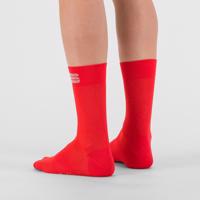 SPORTFUL Cyklistické ponožky klasické - MATCHY - červená M-L