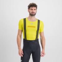 SPORTFUL Cyklistické triko s krátkým rukávem - PRO BASELAYER - žlutá 2XL