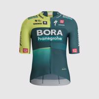 SPORTFUL Cyklistický dres s krátkým rukávem - BORA HANSGROHE 2024 - zelená/světle zelená 3XL