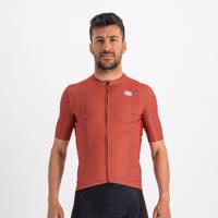 SPORTFUL Cyklistický dres s krátkým rukávem - CHECKMATE - červená 2XL