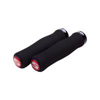 SRAM gripy - LOCKING GRIPS 129 mm - černá/červená