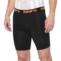 100% SPEEDLAB Cyklistické boxerky - CRUX - černá M