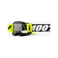 100% SPEEDLAB Cyklistické brýle - ACCURI 2 JR FORECAST - černá/bílá/žlutá