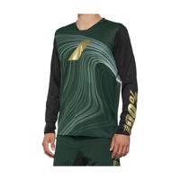 100% SPEEDLAB Cyklistický dres s dlouhým rukávem letní - R-CORE-X LE - zelená S