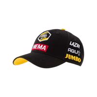 AGU Cyklistická čepice - JUMBO-VISMA 2023 - černá/žlutá UNI
