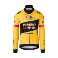 AGU Cyklistická zateplená bunda - JUMBO-VISMA 2023 - černá/žlutá