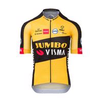 AGU Cyklistický dres s krátkým rukávem - JUMBO-VISMA 2021 - žlutá/černá L
