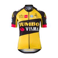 AGU Cyklistický dres s krátkým rukávem - JUMBO-VISMA '21 LADY - černá/žlutá L