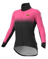 ALÉ Cyklistická zateplená bunda - PR-S GRADIENT LADY - růžová/černá L