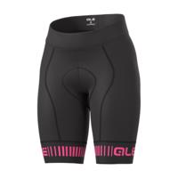 ALÉ Cyklistické kalhoty krátké bez laclu - GRAPHICS PRR STRADA LADY - černá/růžová XS