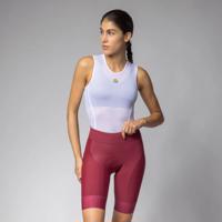 ALÉ Cyklistické kalhoty krátké bez laclu - PR-E MAGIC COLOUR - bordó XL