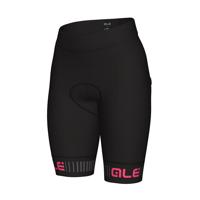 ALÉ Cyklistické kalhoty krátké bez laclu - TRAGUARDO LADY  - růžová/černá L