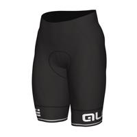 ALÉ Cyklistické kalhoty krátké s laclem - CORSA - bílá/černá 3XL