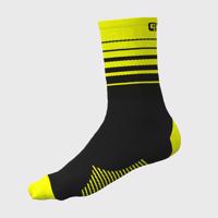 ALÉ Cyklistické ponožky klasické - ONE - žlutá/černá L