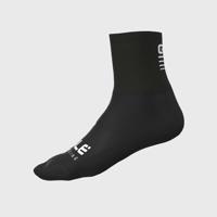 ALÉ Cyklistické ponožky klasické - STRADA 2.0 - černá/bílá M