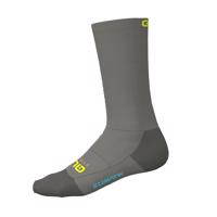 ALÉ Cyklistické ponožky klasické - TEAM KLIMATIK H22 - žlutá/šedá