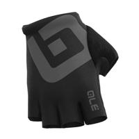 ALÉ Cyklistické rukavice krátkoprsté - AIR - černá/šedá S