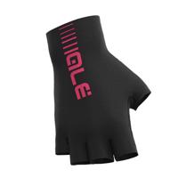 ALÉ Cyklistické rukavice krátkoprsté - SUNSELECT CRONO - růžová/černá XL