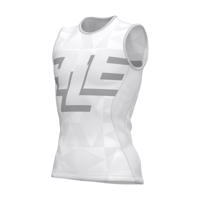 ALÉ Cyklistické triko s krátkým rukávem - INTIMO MULTIVERSO - bílá 2XL