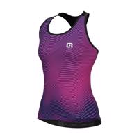 ALÉ Cyklistický dres bez rukávů - ONDA PRAGMA - fialová 2XL