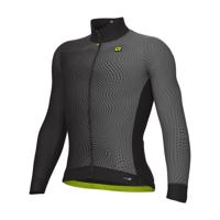 ALÉ Cyklistický dres s dlouhým rukávem zimní - CIRCUS PR-S - černá 2XL