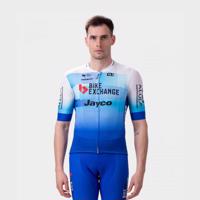 ALÉ Cyklistický dres s krátkým rukávem - BIKE EXCHANGE 2022 - modrá/bílá 2XL