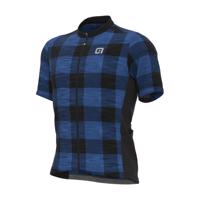 ALÉ Cyklistický dres s krátkým rukávem - OFF ROAD - GRAVEL SCOTTISH - modrá