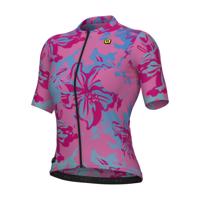 ALÉ Cyklistický dres s krátkým rukávem - PR-E HONOLULU - růžová M