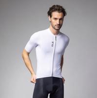 ALÉ Cyklistický dres s krátkým rukávem - PRAGMA COLOR BLOCK - bílá