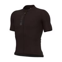 ALÉ Cyklistický dres s krátkým rukávem - PRAGMA COLOR BLOCK OFF ROAD - hnědá