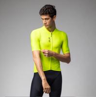 ALÉ Cyklistický dres s krátkým rukávem - PRAGMA COLOR BLOCK - žlutá L