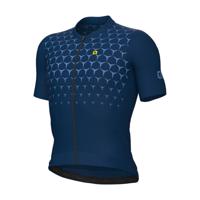 ALÉ Cyklistický dres s krátkým rukávem - R-EV1 QUICK - modrá 2XL