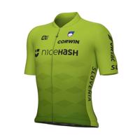 ALÉ Cyklistický dres s krátkým rukávem - SLOVENIA NATIONAL 23 - zelená 5XL