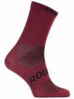 Antibakteriální ponožky Rogelli SUNSHINE 08 s mírnou kompresí, vínové 007.143