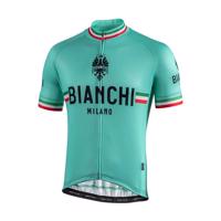 BIANCHI MILANO Cyklistický dres s krátkým rukávem - ISALLE - modrá