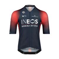 BIORACER Cyklistický dres s krátkým rukávem - INEOS GRENADIERS '22 - modrá/červená XL