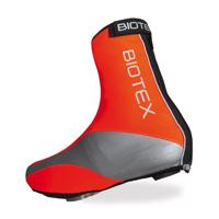 BIOTEX Cyklistické návleky na tretry - RAIN - oranžová/stříbrná 36-39