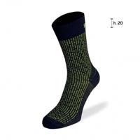 BIOTEX Cyklistické ponožky klasické - 3D - žlutá/černá