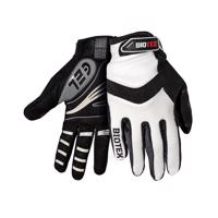 BIOTEX Cyklistické rukavice dlouhoprsté - SUMMER - bílá/černá M