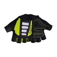 BIOTEX Cyklistické rukavice krátkoprsté - MESH RACE  - černá/žlutá