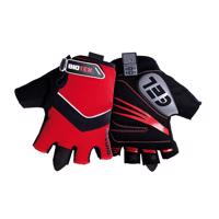 BIOTEX Cyklistické rukavice krátkoprsté - SUMMER - černá/červená