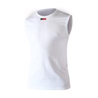 BIOTEX Cyklistické triko bez rukávů - WINDPROOF - bílá 2XS