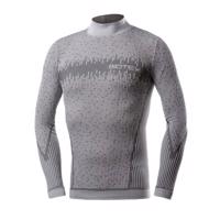 BIOTEX Cyklistické triko s dlouhým rukávem - 3D TURTLENECK - šedá XS-S