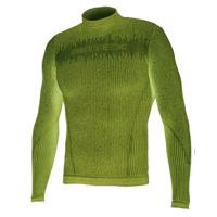 BIOTEX Cyklistické triko s dlouhým rukávem - 3D TURTLENECK - zelená XS-S