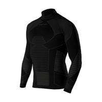 BIOTEX Cyklistické triko s dlouhým rukávem - ICEBREAK - šedá/černá M-L