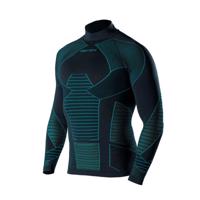 BIOTEX Cyklistické triko s dlouhým rukávem - ICEBREAK - světle modrá/černá