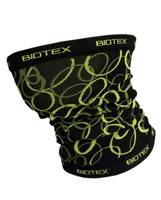 BIOTEX Cyklistický nákrčník - MULTIFUNCTIONAL - žlutá/černá UNI