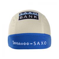 BONAVELO Cyklistická bandana - TINKOFF SAXO  - modrá/bílá